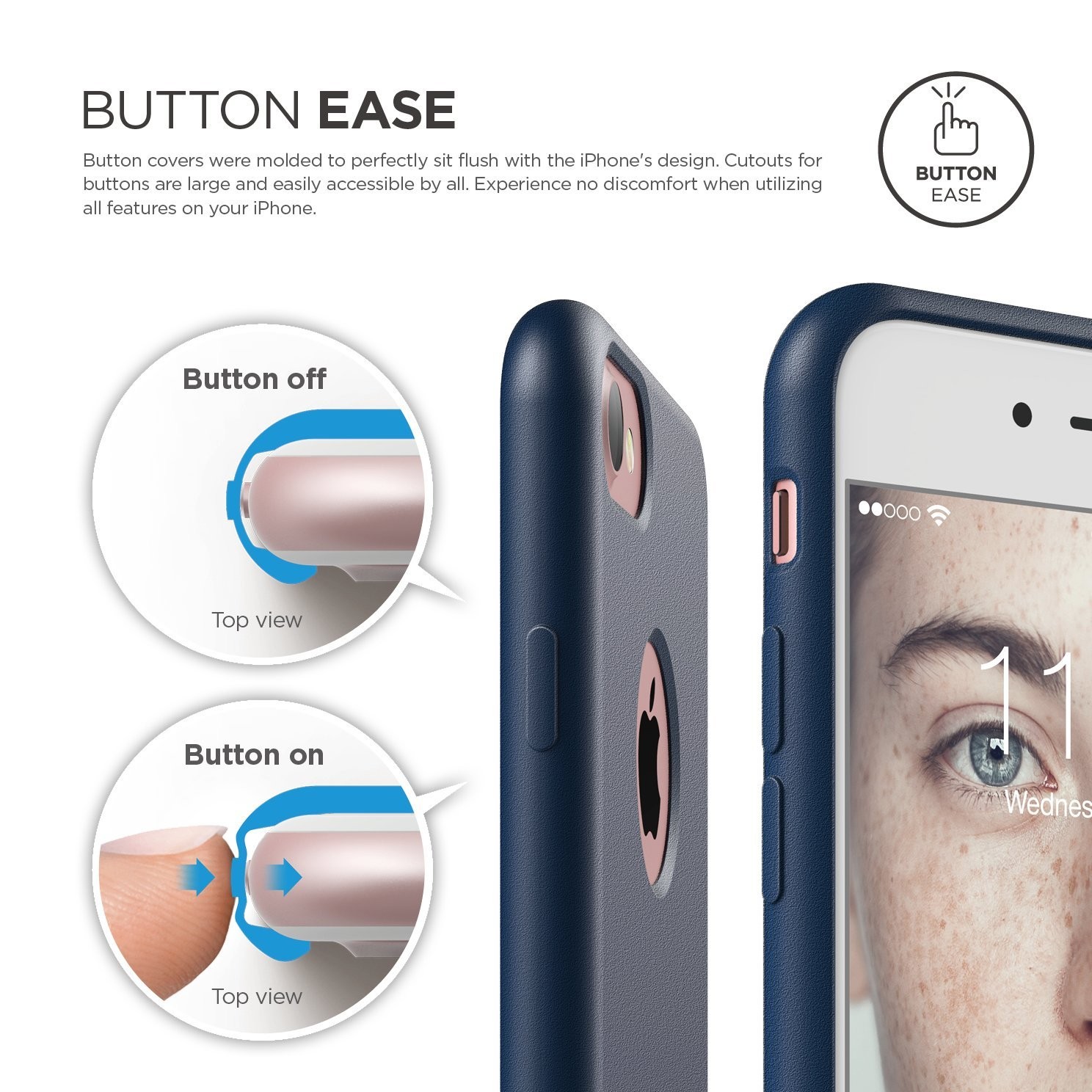 elago slim fit soft for iphone 7 jean indigo discount