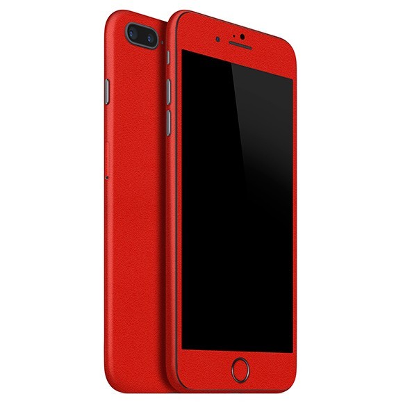 Slickwraps Color Series Red Iphone 7 Plus ايفون 7 8 بلس حماية الشاشة و الاستيكر