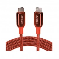 Anker PowerLine + III USB-C to Lightning (1.8m/6ft) -Red [Life Time Warranty]