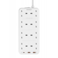 Momax OnePlug PD20W 2A1C 8 Outlet Strip - White