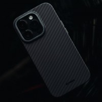 ELTORO MAGSAFE IRON CARBON COVER FOR IPHONE 15 PRO- BLACK