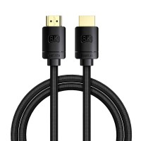 Baseus High Definition Series HDMI 8K to HDMI 8K Adapter Cable Black