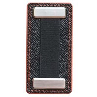 Nobiggi Metal Finger Strap for Mobiles - Black/Orange
