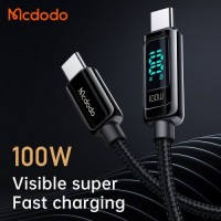 Mcdodo Digital Pro Type C to Type C Data Cable 1.2m – Black 