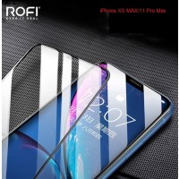 ROFI. 2.5D Full Cover Glass (2in1) iPhone XS MAX/11 Pro Max Black 
