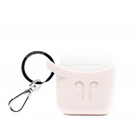 MHUB AIRPODS SILICONE CASE - WHITE