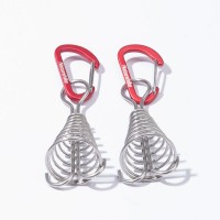 Naturehike lightweight fishbone floor spring nail red-Hook type