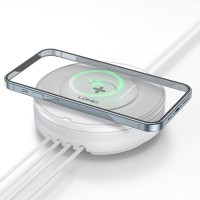 5-in-1 LDNIO 32W Desktop Charging Station with 15W Qi Wireless Charger & 20W USB-C 