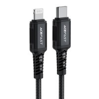 Acefast Charging Data Cable  USB-C to Lightning 1.2m black