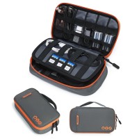 BAGSMART / Venice (Red Trim) Organizer -Grey/Orange