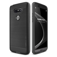 VRSDESIGN Cover for LG G5 / High Pro Shield / Steel Silver
