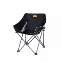 Naturehike outdoor folding moon chair Black