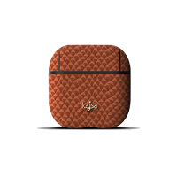 kajsa Jacket Genuine Leather Pearl Pattern AirPods Brown