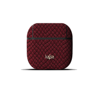 kajsa Jacket Genuine Leather Pearl Pattern AirPods Burgundy