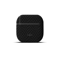 kajsa Jacket Genuine Leather Pearl Pattern AirPods Black
