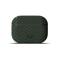 kajsa Jacket Genuine Leather Pearl Pattern AirPods Pro Midnight Green