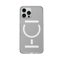 iP13 Pro Case + Magnetic Strap  - Claer Gray