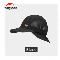 Naturehike Front and Rear Double BrimCap Anti-UV UPF50 Fishing Cap Sun Protection Shading Double-Brimmed Baseball Cap Black