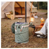 Naturehike 30L Storage Bucket Cotton Outdoor Camping Foldable Portable Debris Large-Capacity Clothing Storage Barrel green 
