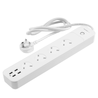 MOMAX Smart ChargerHub IoT Power Strip White
