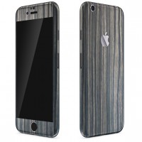Slickwraps / Wood Series Gold Flake Ebony for iPhone 6s