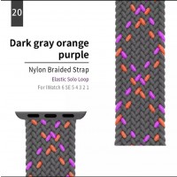 apple watch band 42/44mm grey with mix color