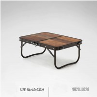 Naturehike MDF outdoor folding table small-retro style-retro color