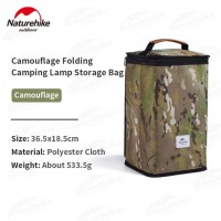 Naturehike Outdoor camping camouflage folding storage light bag portable camping lantern storage bag Comouflage