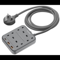 Momax One Plug PD 20W 4-Outlet Power Strip - Grey
