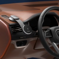 MOMAX Q.Mag Mount 5 15W magnetic wireless charging car mount (Black)