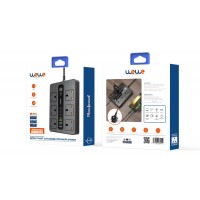 WEWE fast charger power strip 3500 w  usb-c pd & 1qc3.0 12 in 1 black