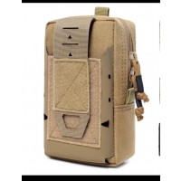 OCE GEAR Tactical Utility Tool Pack Outdoor Compact Molle Pouch First Aid Kit Organizer Phone Case EDC Pouch color khaki