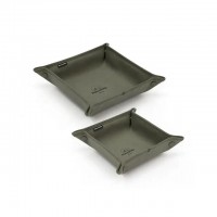  sundick outdoor camping Snap Foldable Storage Tray Collapsible Canvas tray