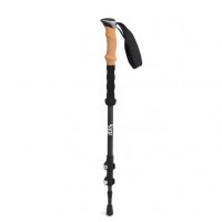 HISPEED Ultra light EVA Trekking pole 3-section telescopic mountaineering stick Cork anti slip handle Free height adjustment
