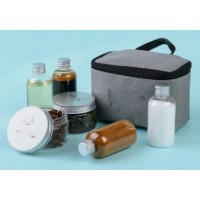 HISPEED Outdoor Camping Tableware BBQ picnic 6 in 1 seasoning bottle Spice Jars Sauce Condiment Bottles Containers Set