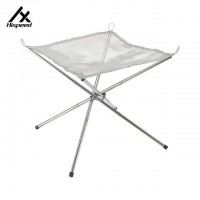 HISPEED Camping Portable Fire Pit Stainless Steel