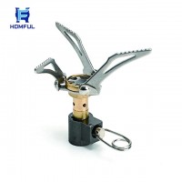 portable camping Mini gas stove in pocket
