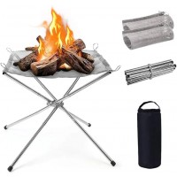 Portable Outdoor Foldable camping bonfire fireplace stove folding fire pit