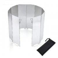 10pcs Portable Outdoor Camping Gas Cooker Stove Wind Screen, Anti-Thermal Camping Stove Windshields For Picnic Cooking