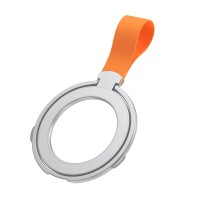 grip magsafe magnetic ring silver & orange