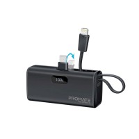 PROMATE POWER BANK 500MAH 20W BLACK (10623)