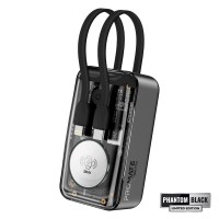 PROMATE SMART PHONE & APPLEWATCH CHARGING POWER BANK 100000MAH 35W black(10648)