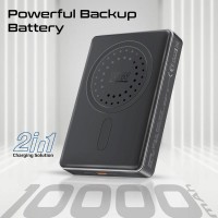 PROMATE 10000MAH MAGSAFE Wireless charging power bank black(10673)