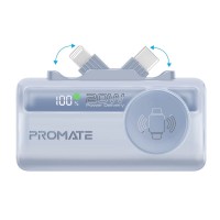 PROMATE World"Smallest multiport power bank 5000mah Blue(10678)