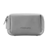 PROMATE Compact trch Essential Organizer pouch bag with multiple compartments gray(10685)