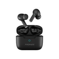 promate high-definition ANS TWS EARPHONES with INTELLITOCH BLACK (10694)