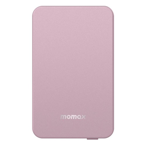 Momax Q.Mag Power6 Magnetic Wireless Battery Pack 5000mAh - Pink