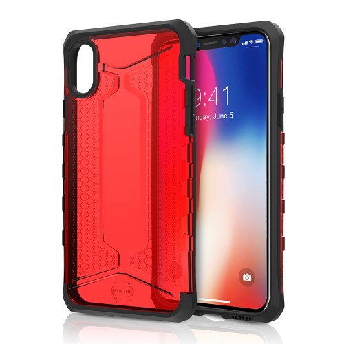 ITSKINS  / OCTANE For Apple iPhone X -Red
