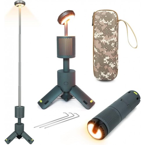 Camping Lights,Telescopic Camping Lantern with Storage Bag,10000mAh Rechargeable Outdoor Camping Lamp,IPX7 Waterproof LED Work Lights with Magnetic