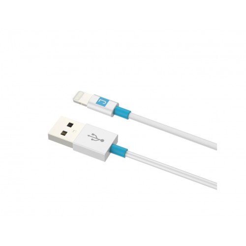 Juku Charge and Sync Cable with Lightning Connector (1.2M, 2.4A) - White